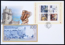 Portugália 1984. 100E Felbélyegzett Borítékban, Bélyegzéssel T:I Portugal 1984. 100 Esucodos In Envelope With Stamp And  - Unclassified