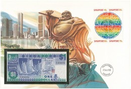 Szingapúr 1987. 1$ Felbélyegzett Borítékban, Bélyegzéssel T:I 
Singapore 1987. 1 Dollar In Envelope With Stamp And Cance - Ohne Zuordnung