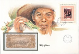 Vietnam 1976. 1D Felbélyegzett Borítékban, Bélyegzéssel T:I 
Vietnam 1976. 1 Dong In Envelope With Stamp And Cancellatio - Unclassified