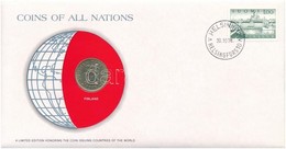 Finnország 1978. 20p 'Nemzetek Pénzérméi' Felbélyegzett Borítékban, Bélyegzéssel T:1- 
Finland 1978. 20 Pennia 'Coins Of - Ohne Zuordnung