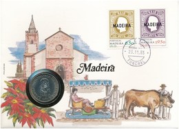 Portugália / Madeira 1981. 25E Felbélyegzett Borítékban, Bélyegzéssel, Német Nyelvű Leírással T:1 
Portugal / Madeira 19 - Ohne Zuordnung