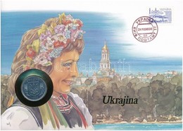 Ukrajna 1992. 5k Felbélyegzett Borítékban, Bélyegzéssel, Német Nyelvű Leírással T:1 
Ukraine 1992. 5 Kopiyok In Envelope - Ohne Zuordnung