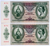 1936. 10P (2x) Sorszámkövetők T:I
Adamo P9 - Unclassified