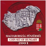 2001. 1Ft-100Ft (7xklf) Forgalmi Sor Dísztokban, 'Magyarország Pénzérméi' Sorozat T:PP Adamo FO34.1 - Non Classés