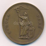 Josef Daniel Boehm (1794-1865) 1855. 'Borúra Derű' Kétoldalas Br Emlékérem (45mm) T:2 ü., Ph. 
HP 303., Gohl 164. - Non Classés