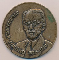 ~1970. 'Jendrassik Lóránd 1896-1970 / SOCIETAS DIAGNOSTICA LABORATORIALIS CLINICALIS HUNGARICA' Kétoldalas, öntött Br Pl - Non Classés