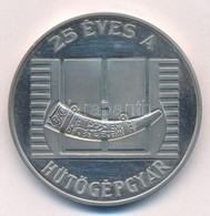 1977. '25 éves A Lehel Hűtőgépgyár / 1952-1977 Jászberény' Ag Emlékérem (43,11g/0.835/42,5mm) T:1 (eredetileg PP) - Ohne Zuordnung