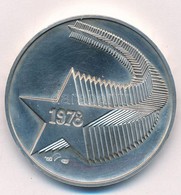 1978. '1978' Jelzett Ag Emlékérem, Peremen '60 éves A Magyar Kommunisták Pártja' (38,27g/0.925/42,5mm) T:1 - Ohne Zuordnung