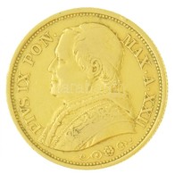 Olasz Államok / Pápai Állam 1867R 20L Au 'IX. Pius' (6,4g/0.900) T:2,2- Ph.
Italian States / Papal States 1867R 20 Lire  - Ohne Zuordnung