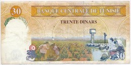 Tunézia, 1997. 30D T:III 
Tunisia 1997. 30 Dinars C:F
Krause 89 - Ohne Zuordnung