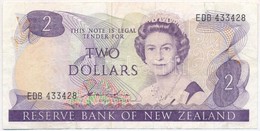 Új-Zéland 1977-1981. 2$ 'MADE IN JAPAN' Felirattal A Hátulján T:III New Zealand 1977-1981. 2 Dollars With 'MADE IN JAPAN - Non Classés