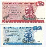 Zimbabwe 1994. 2$ + 10$ T:II
Zimbabwe 1994. 2 Dollars + 10 Dollars C:XF - Ohne Zuordnung