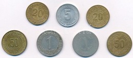 Algéria 1964-1980. 5c-1D (7xklf) T:2,2-
Algeria 1964-1980. 5 Centimes - 1 Dinar (7xdiff) C:XF,VF - Ohne Zuordnung