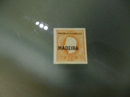 MADEIRA - REIMPRESSAO DE 1885 C/TRAÇO FINO - D.LUIS I FITA CURVA N/ DENTEADO - Probe- Und Nachdrucke