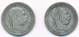 Ausztria 1893-1901. 1K Ag 'Ferenc József' (2xklf) T:2-,3
Austria 1893-1901. 1 Corona Ag 'Franz Joseph' (2xdiff) C:VF,F
K - Zonder Classificatie