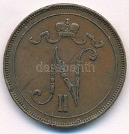 Finnország 1914. 10p Br 'II. Miklós' T:2 Ph.
Finland 1914. 10 Pennia  Br 'Nicholas II' C:XF Edge Error
Krause KM#14 - Ohne Zuordnung