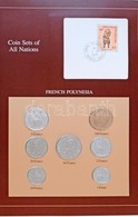 Francia-Polinézia 1984-1986. 1Fr - 100Fr (7xklf), 'Coin Sets Of All Nations' Forgalmi Szett Felbélyegzett Kartonlapon T: - Ohne Zuordnung