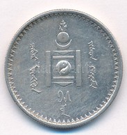 Mongólia 1925. 50m Ag T:1- Kis Patina, Ujjlenyomat Mongolia 1925. 50 Mongo Ag C:AU, Small Patina, Fingerprints Krause KM - Non Classés