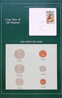 Salamon-szigetek 1978-1980. 1c - 1$ (6xklf), 'Coin Sets Of All Nations' Forgalmi Szett Felbélyegzett Kartonlapon T:1,1-
 - Ohne Zuordnung