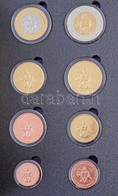 Svájc 2005. 1c-2E (8xklf) Próbaveret Forgalmi Sor, Kissé Kopott Díszkiadásban T:1,1- 
Switzerland 2005. 1 Cent - 2 Euro  - Ohne Zuordnung