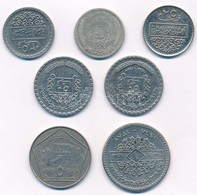 Szíria 1947-1996. 25p-5Ł (7xklf) Közte 1947. 25p Ag T:2,2-
Syria 1947-1996. 25 Piastres - 5 Pounds (7xdiff) Including 19 - Ohne Zuordnung