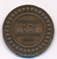 Tunézia 1908A 10c Br T:2 Ph.
Tunisia 1908A 10 Centimes Br C:XF Edge Error
Krause KM#236 - Non Classés