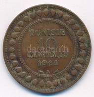 Tunézia 1914A 10c Br T:2 Ph.
Tunisia 1914A 10 Centimes Br C:XF Edge Error
Krause KM#236 - Ohne Zuordnung