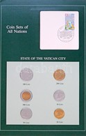 Vatikán 1985. 10L - 500L (6xklf), 'Coin Sets Of All Nations' Forgalmi Szett Felbélyegzett Kartonlapon T:1,1-
Vatican 198 - Non Classés