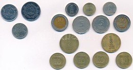 16db-os Vegyes Külföldi érme Tétel, Közte Izrael (13db), Jemen (2db), Szaúd-Arábia (1db) T:1-,2
16pcs Of Various Coins,  - Ohne Zuordnung