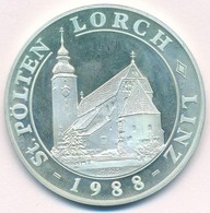 Ausztria 1988. 'Papst Johannes Paul II. - St. Pölten - Lorch - Linz 1988' Fém Emlékérem Tokban (40mm) T:1 (PP)
Austria 1 - Unclassified