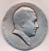 1916. 'Báró Hazai Samu Magyar Királyi Honvédelmi Minister 1914- 1915-1916' öntött, Egyoldalas Fém Emlékérem (55mm) T:2-, - Autres & Non Classés