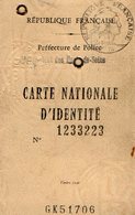 VP16.680 - COLOMBES 1966 - Préfecture De Police - Carte Nationale D'Identité - Mr Emile GILG Né à LOHR - Polizia