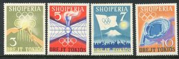 ALBANIA 1964 Tokyo Olympic Games III Perforated Set  MNH / **.  Michel 823-26 - Albania