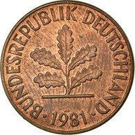 Monnaie, République Fédérale Allemande, 2 Pfennig, 1981, Stuttgart, TTB+ - 2 Pfennig