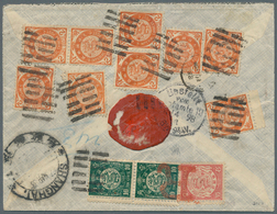 China: 1897, Litho Coiling Dragon 2 C. (9, Inc. Two Pairs And Margin Copy), 5 C., 10 C. (pair With I - Sonstige & Ohne Zuordnung