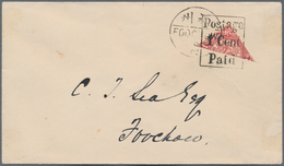 China: 1903, Foochow Provisional Bisect On Local Cover, Part Cellotape On Reverse. - Autres & Non Classés