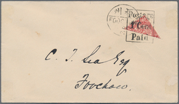 China: 1903, Foochow Provisional Bisect On Local Cover, Part Cellotape On Reverse. - Sonstige & Ohne Zuordnung