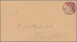 China: 1906, Chungking Provisional Bisect On Local Cover Tied Lunar Dater "Szechuan Foochow -.8. 23" - Sonstige & Ohne Zuordnung