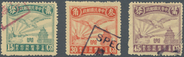 China: 1921, Unissued, "Peking-Fengtien Air Mail Commemoratives" Set, 15 C./45 C., Each With Boxed P - Sonstige & Ohne Zuordnung