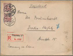 China: 1931. Registered Letter From Tientsin 17.3. To Berlin, Bearing 2x 20 C On Front And 10 C And - Autres & Non Classés