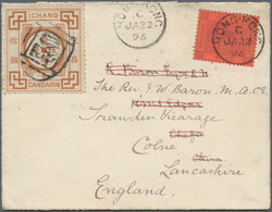China - Lokalausgaben / Local Post: Ichang, 1893 2 Ca. Brown Canc. Customs Seal Postmark "Entai" (Ch - Other & Unclassified