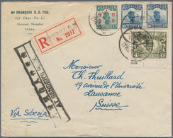 China - Provinzausgaben - Mandschurei (1927/29): 1923/29, Part-imprint Bottom Margin Copy 4 C. Ec. T - Mandchourie 1927-33