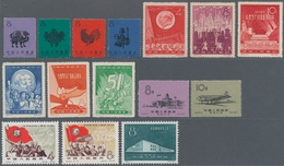 China - Volksrepublik: 1959, 6 Complete Sets, Including S30, S34, C58, C61, C62 And C65, Mint No Gum - Lettres & Documents