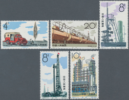 China - Volksrepublik: 1964, Oil Industry (S67) MNH, Some Imperfections. Michel Cat.value 700,- €. - Briefe U. Dokumente