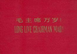 China - Volksrepublik: 1967, Booklet " LONG LIVE CHAIRMAN MAO" With Two Different Mao Issues Mounted - Lettres & Documents