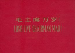 China - Volksrepublik: 1967, Booklet " LONG LIVE CHAIRMAN MAO" With Two Different Mao Issues Mounted - Briefe U. Dokumente