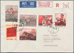 China - Volksrepublik: 1971, 3 Registered Airmail Covers Addressed To Wilster, Germany, Bearing Comp - Lettres & Documents