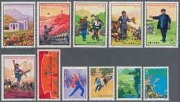 China - Volksrepublik: 1972, 6 Complete Sets, Including 30th Anniv Of Publication Of "Yenan Forum's - Lettres & Documents