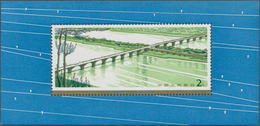 China - Volksrepublik: 1978, Highway Bridges S/s (T31M), 2 Copies, MNH And First Day CTO Used (Miche - Briefe U. Dokumente