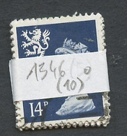Grande Bretagne - Great Britain - Großbritannien Lot 1988 Y&T N°1346 - Michel N°49 (o) - Lot De 10 Timbres - Ganze Bögen & Platten